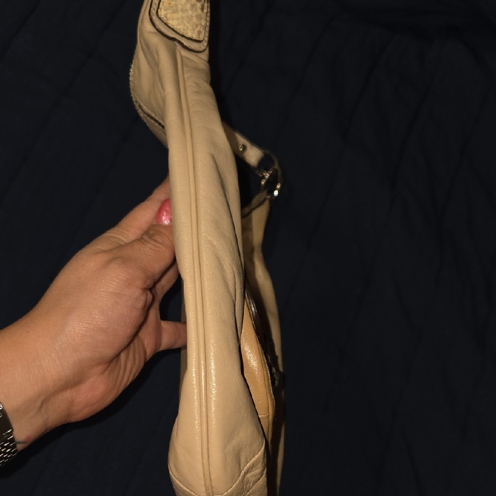 Coach Kristin Hobo Tan Leather Bag - Picture 6 of 13